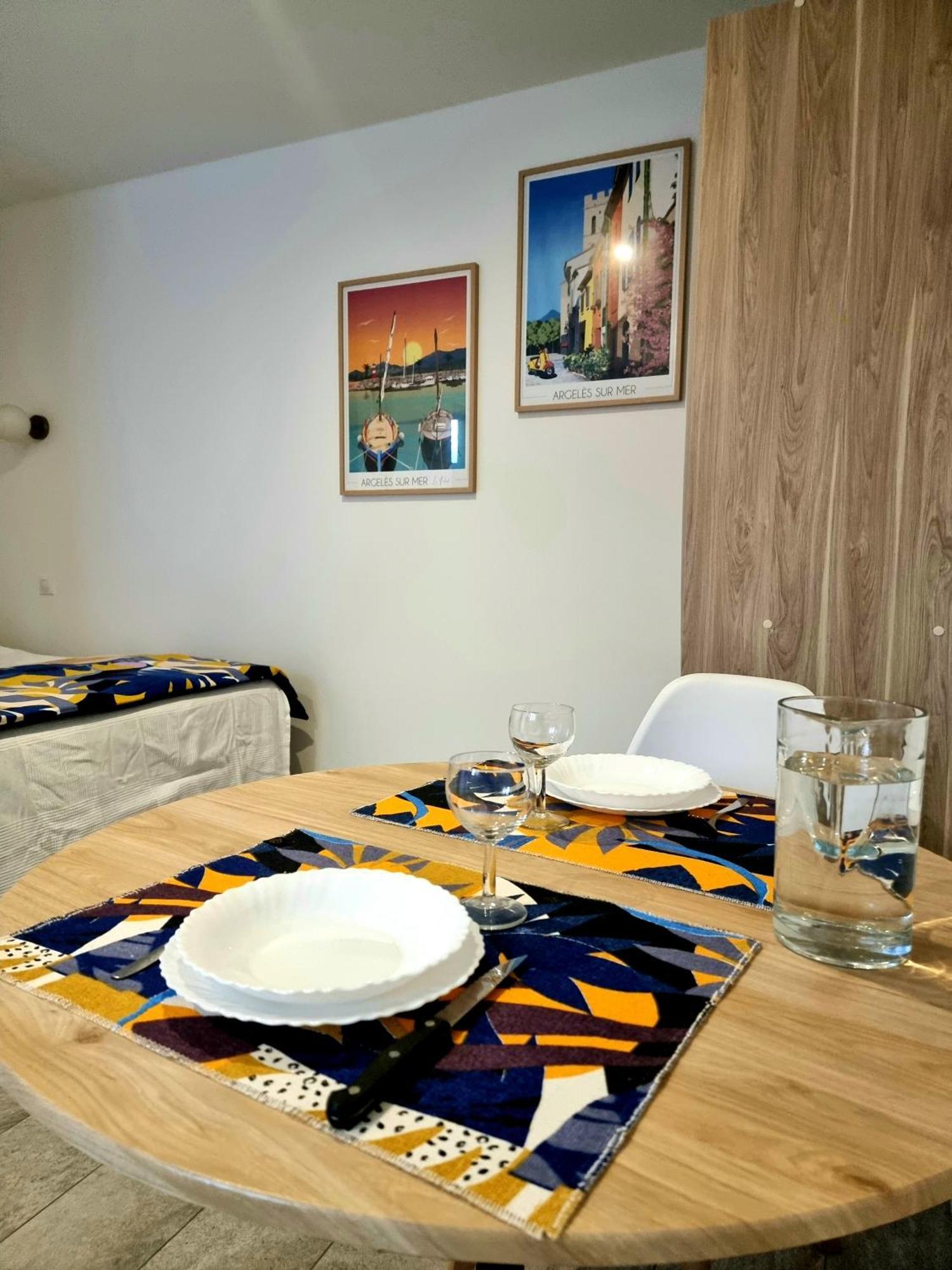 Les Pierres De La Massane - Vue Sur Les Alberes Apartment อาร์เจเลส-ซัวร์-แมร์ ห้อง รูปภาพ